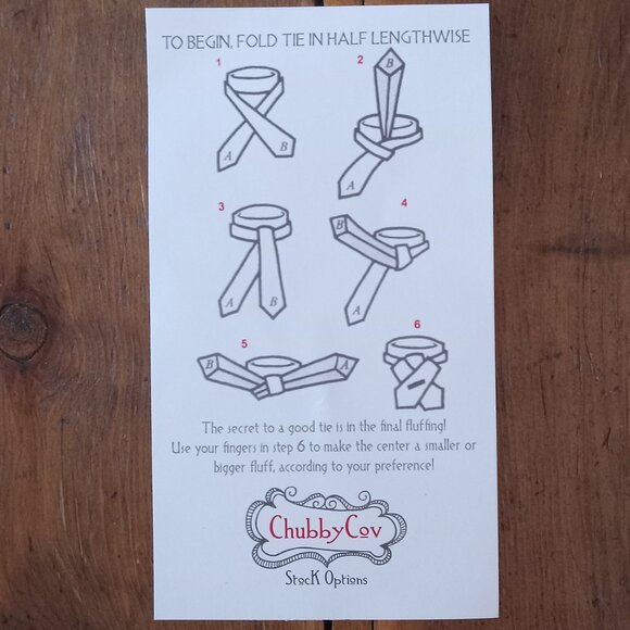 New Chubby Cov Stock Tie - Picture 4 of 4